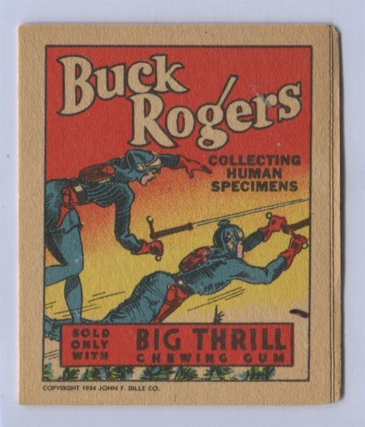 R24 Goudey Big Thrill Booklets Buck Rogers #6 - Collecting Human Specimens