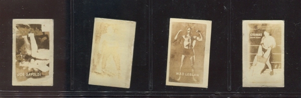 1949 Topps Magic Photos Series D - Wrestling Champions Partial Set (19/25) Cards