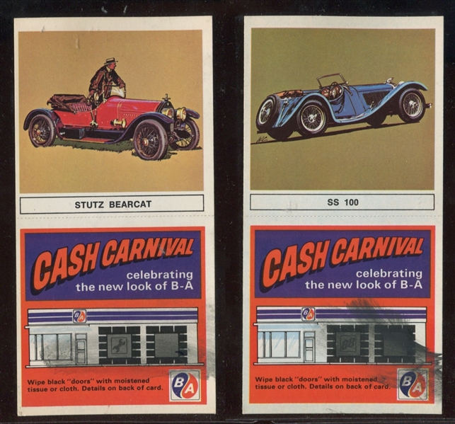 UO63 British American Oil Company Gallery of Great Cars With Coupon Examples Partial Set (17/24) Cards