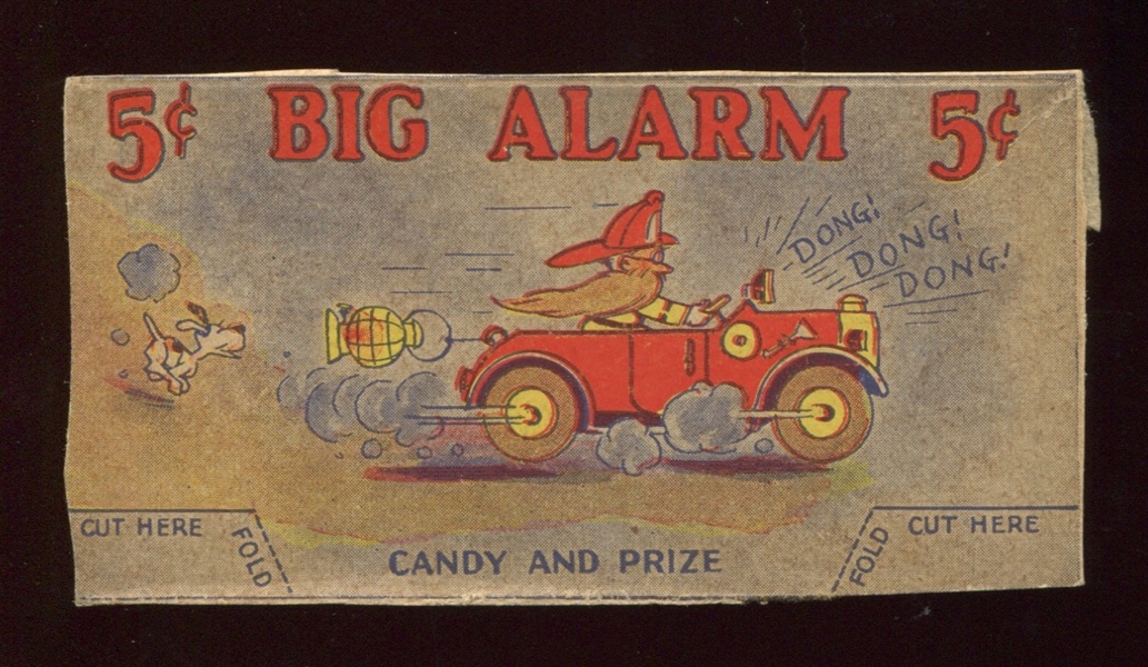 R191 Big Alarm Candy Fire Truck Card