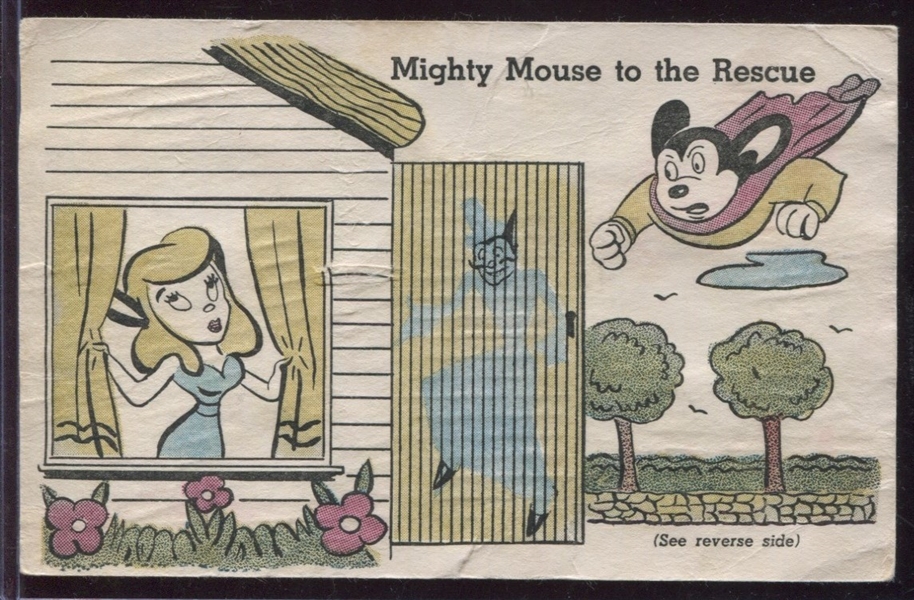 F278-16 Post Cereal Mighty Mouse Mystery Color Pictures #2