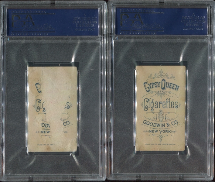 N167 Goodwin Gypsy Queen Actresses Lot of (2) PSA-Graded Cards