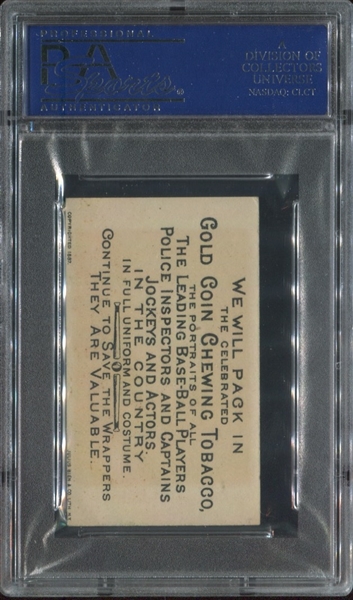 N284-2A Buchner Gold Coin Capt. Edward Carpenter PSA7 NM