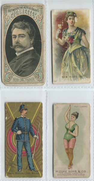 Mixed Lot of 19th Century N Cards with Allen & Ginter, Duke, Kinney and  More