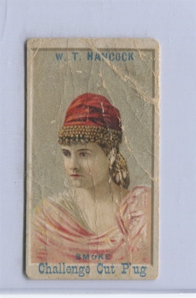N488I W.T. Hancock Challenge Cut Plug TOUGH Type Card of Actress