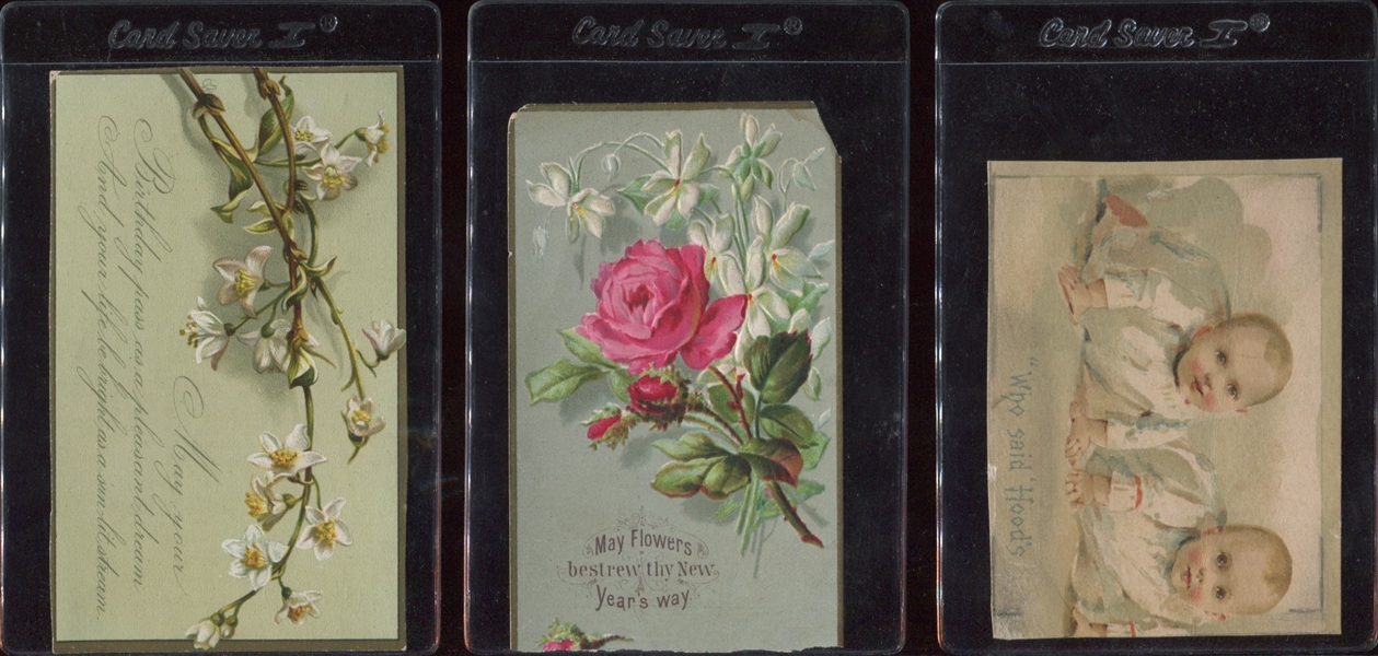 Lot of (13) Miscellaneous 19th Century Trade Cards