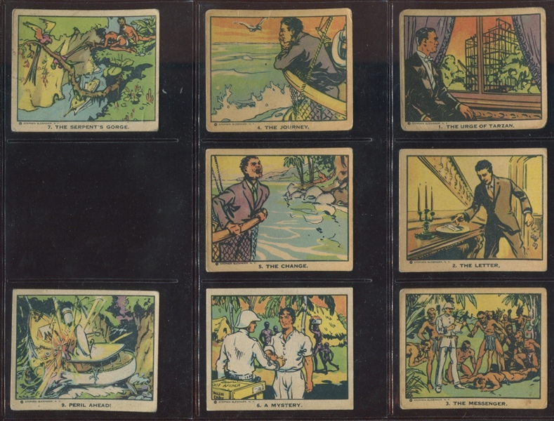 V256 Canadian Chewing Gum Tarzan & The Crystal Vault of Isis Near Set (40/50) Cards