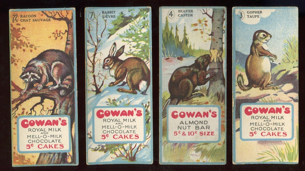 Lot of (14) Cowan's Cocoa Cards including V1, V2 and V6 issues