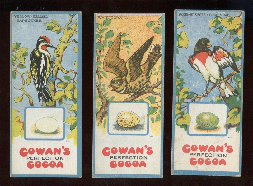 Lot of (14) Cowan's Cocoa Cards including V1, V2 and V6 issues