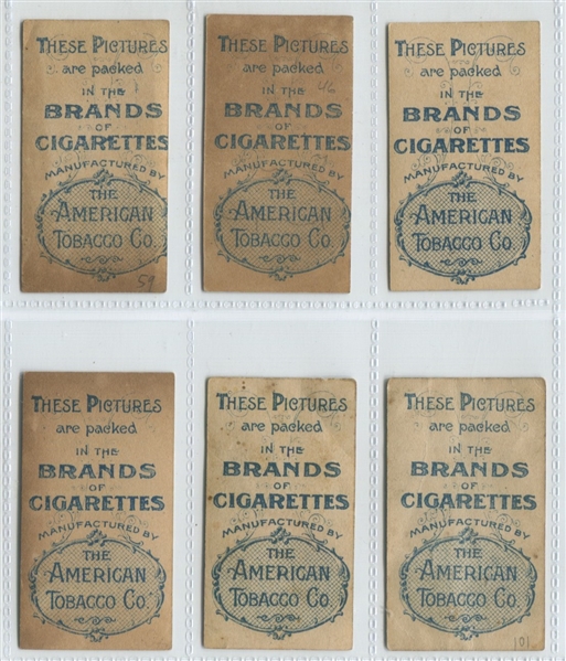 T430 American Tobacco Company Scenes Lot of (6) Cards