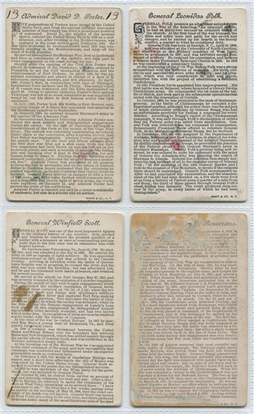 N114 Duke Histories of Generals (Large) Near Set (25/50) Cards