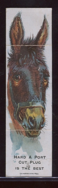 N460 Moore & Calvi, Hard A Port Metamorphic Card - Black Man / Donkey TOUGH TYPE