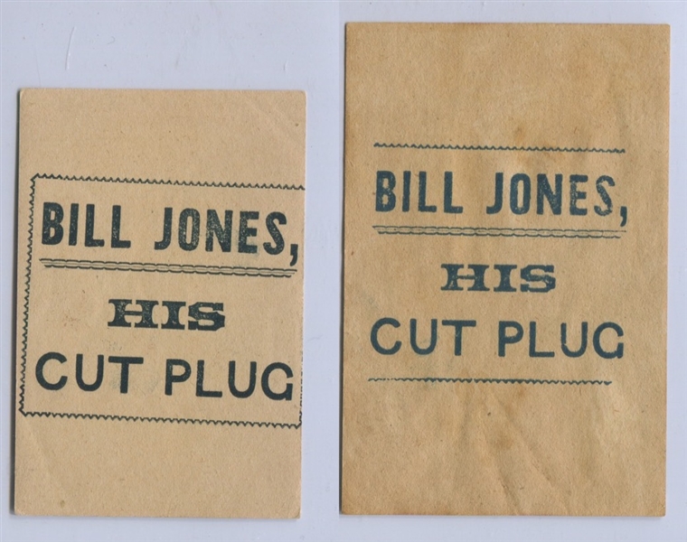 N512A Bill Jones His Cut Plug Lot of (4) Different cards