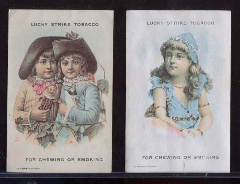 N563 Patterson Tobacco Lucky Strike Brand Possible Complete Set of (4) Cards