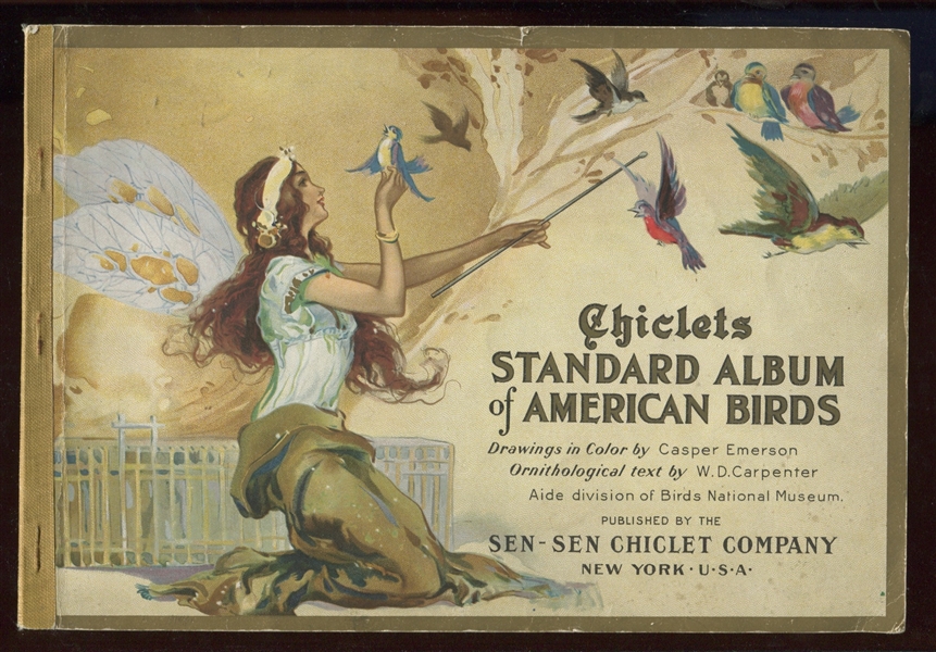 E225 Chiclet's Gum Standard Album of American Birds - Card Companion