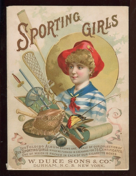 A32 Duke & Sons Tobacco Sporting Girls Album/Folio - Incomplete