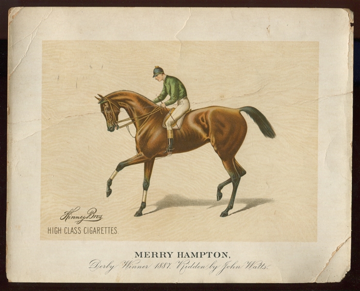 N239 Kinney Tobacco Horse Premiums - Merry Hampton