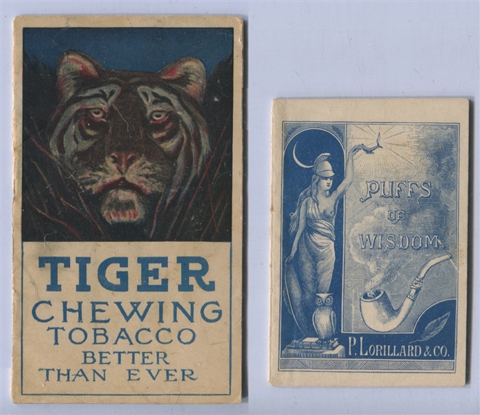 1890's Pair of Lorillard Tobacco Advertising Booklets