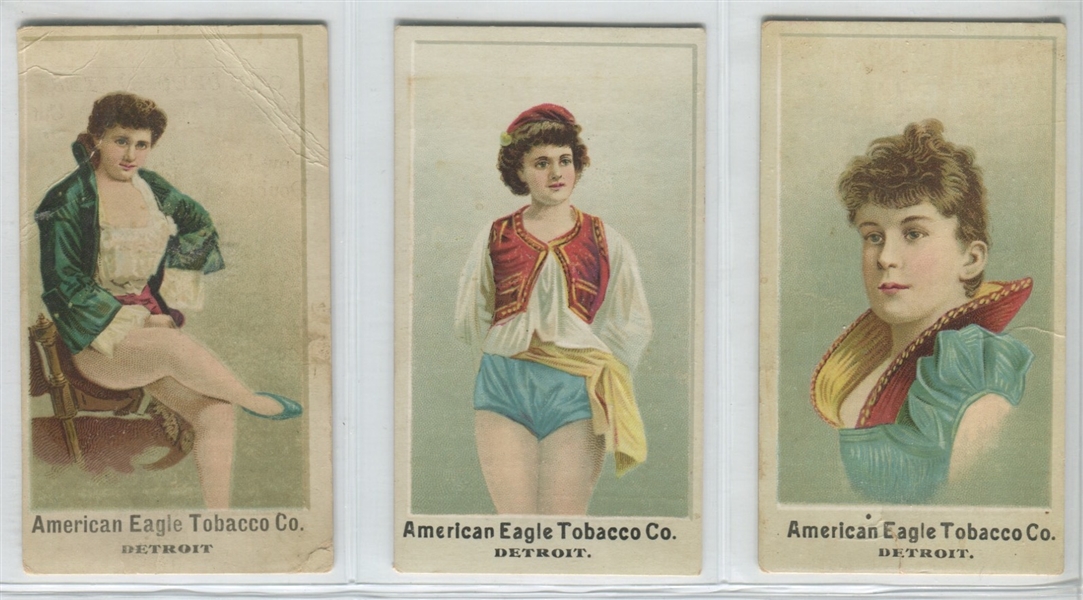 N428 American Eagle Actress Lot of (3) Cards