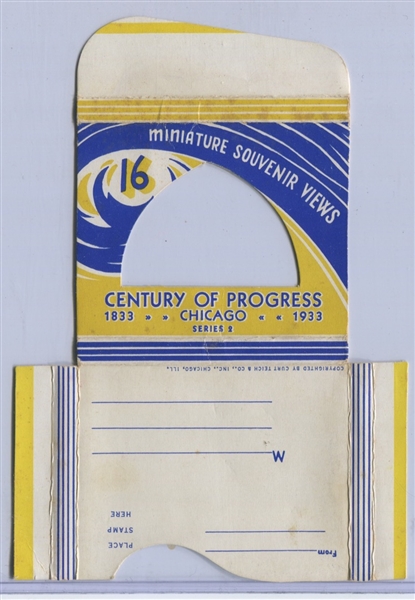R30 Chicago Century of Progress Boxed Set Pair (32) Cards and (2) Boxes