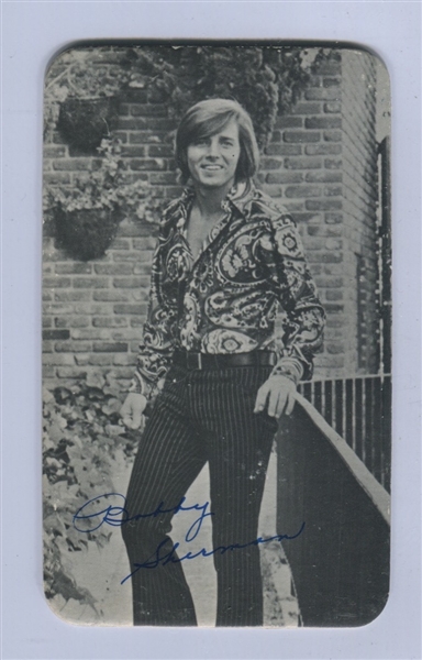 1970 Topps Test Bobby Sherman Plak Card #14