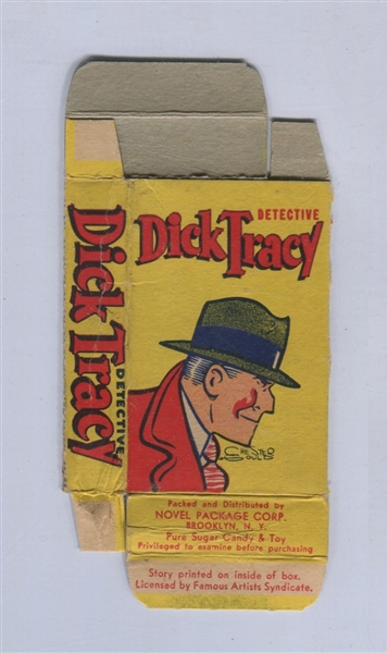 R42 Novel Candy Dick Tracy Complete, Full Candy Box - #17 Junior Tracy's Mother and Larceny Lu