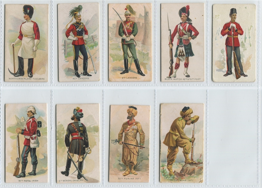 T413 American Tobacco Company (ATC) Military Series Lot of (22) Cards