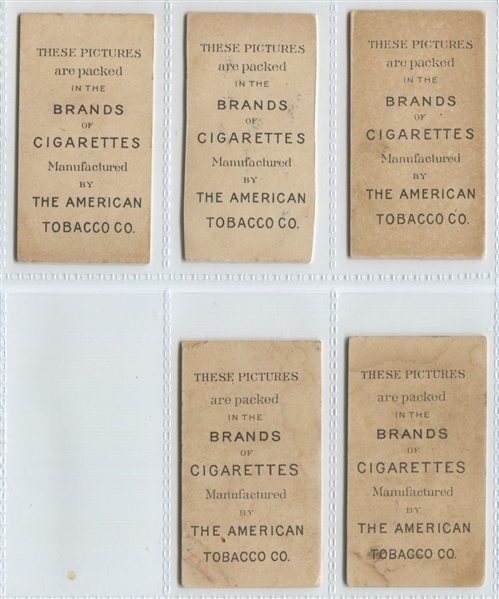 T410-T433 American Tobacco Company (ATC) Mixed Lot of (21) Cards
