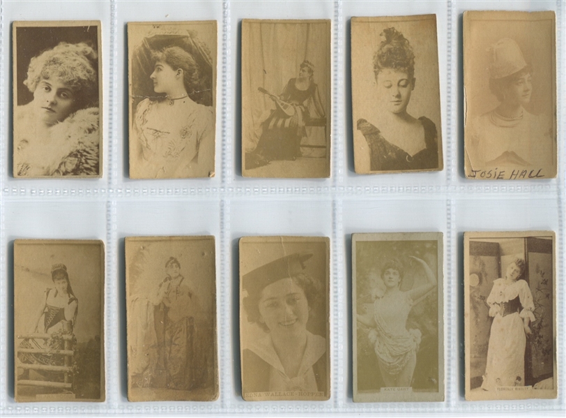 N245 Kinney Sweet Caporal Lot of (200) Actress Cards