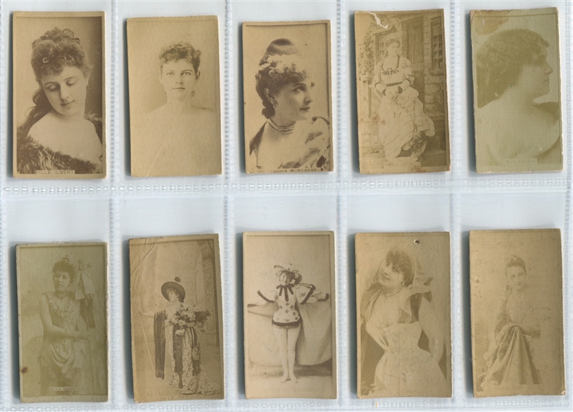 N245 Kinney Sweet Caporal Lot of (200) Actress Cards