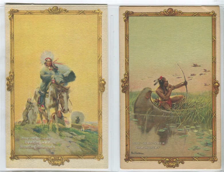 Beckwith Company American Indians Doe-Wah-Jack Lot of (3) Postcards