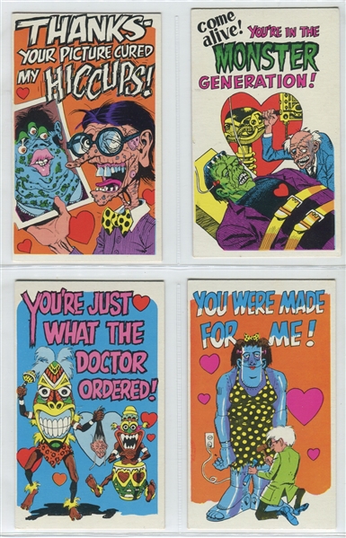 1966 Topps Insult Postcards Lot of (15) Cards