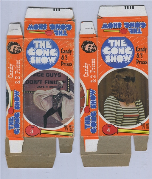 1977 Phoenix Candy Boxes The Gong Show Near Complete (7/8) Set of Candy Boxes