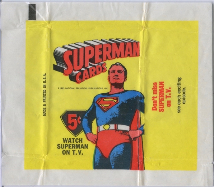 1966 Topps Superman Five Cent Wrapper