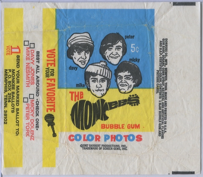 Lot of (4) 1960's Donruss, Topps, Philadelphia and Fleer Wrappers 