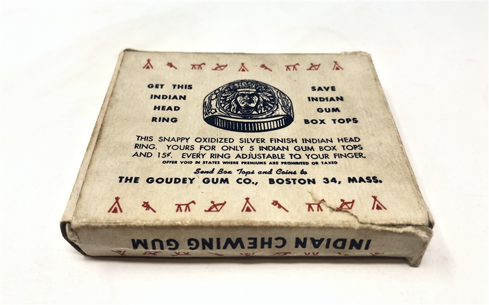 R73 Goudey Indian Gum Five Cent Card Box