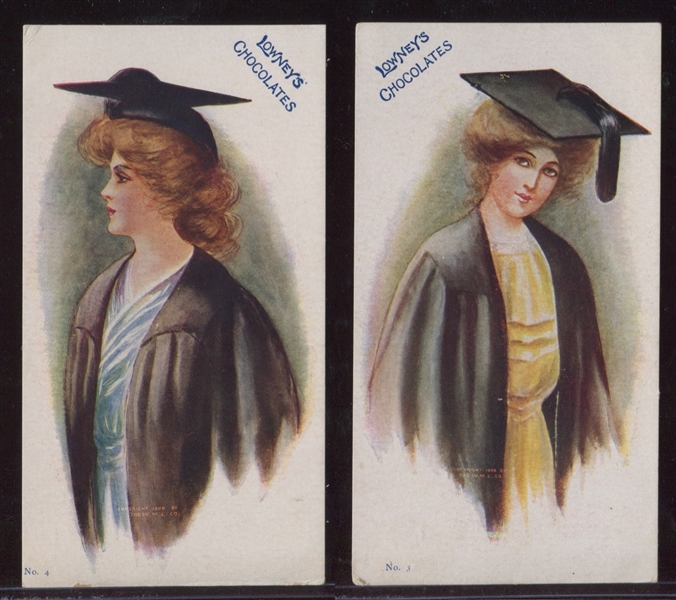 E230 Lowney's College Girls Near Set (5/6) Cards