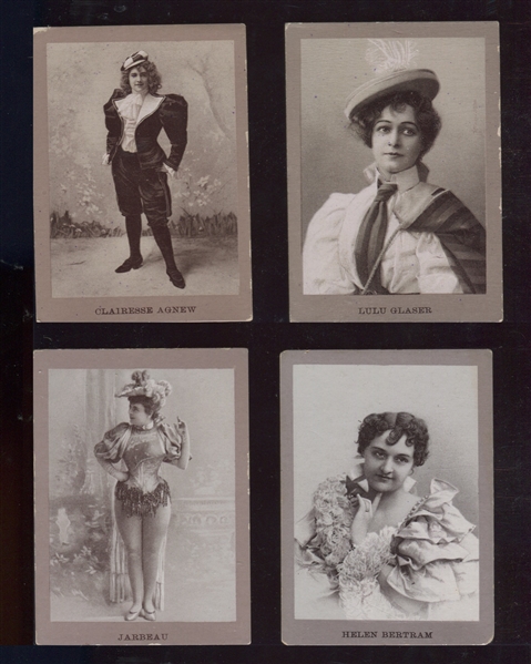 N541 U.S. Tobacco Actresses Lot of (5) Different Cards