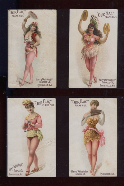 N556 Weissinger Tobacco Musical Instruments Lot of (5) Cards