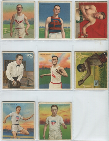 T218 Mecca/Hassan Cigarettes Champion Athletes Lot of (44) Cards