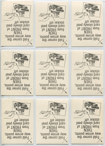 1973 Donruss Fabulous Odd Rods Complete Set of (66) Stickers