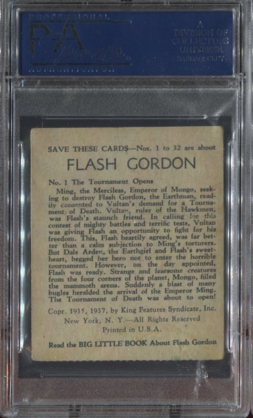 R23 Big Little Book #1 Flash Gordon PSA2 Good