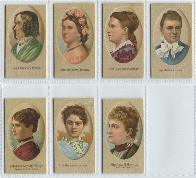 N353 Consol's Cigarettes Ladies of the White House Near Set (17/25) Cards