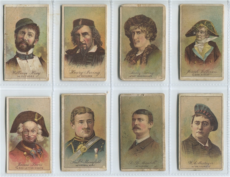 N284-4 Buchner Gold Coin Actors Lot Partial Set (30/48) Different cards