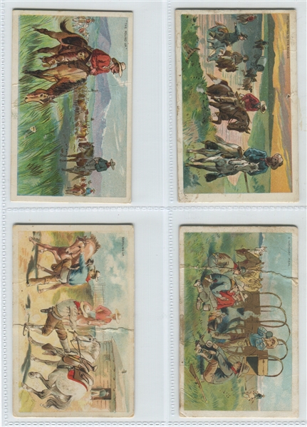 N105 Duke Tobacco Cowboy Scenes Partial Set of (15/25) Different Cards