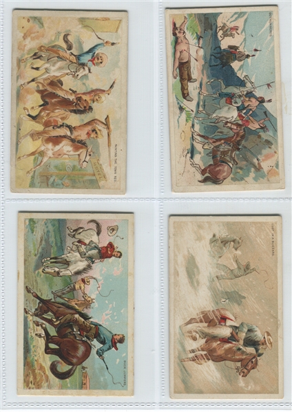 N105 Duke Tobacco Cowboy Scenes Partial Set of (15/25) Different Cards