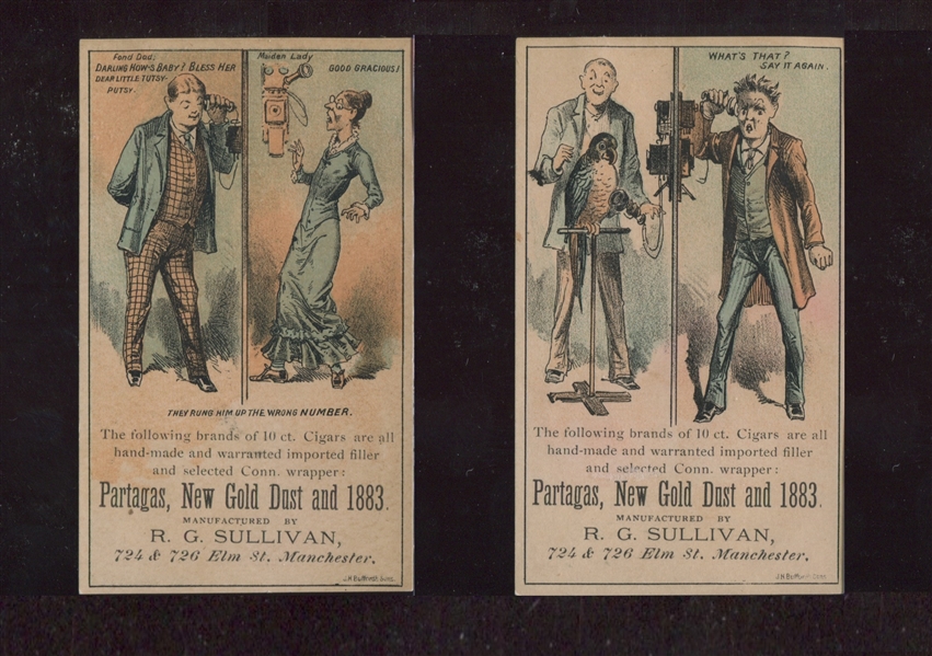 N-UNC R.G. Sullivan Lot of (5) Different Trade Cards with (3) 1893 Columbian Exposition 7-20-4 Examples