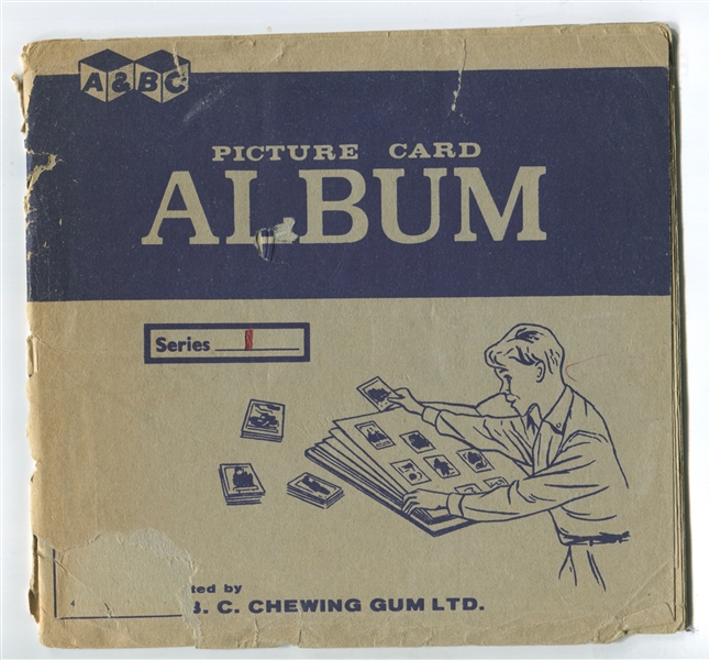 1965 AB&C (England) Battle Near Complete Set of (72/73) Cards Plus Album