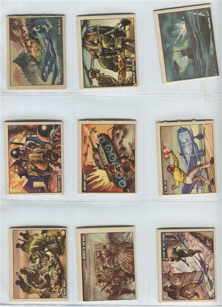 1950 Topps Freedom's War Near Complete Set (202/203) Cards