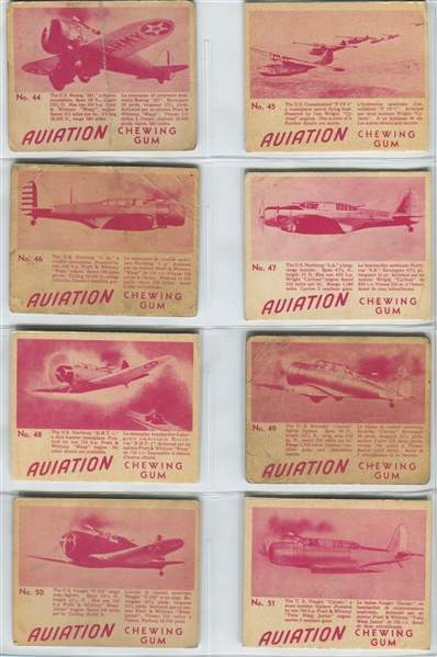 V401 Aviation Gum Near Complete Set (178/210)